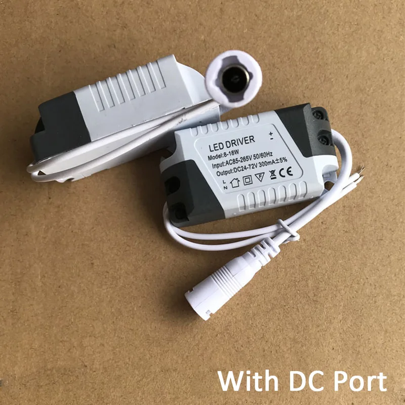 Driver LED 300mA 8-18W/8-24W AC 185-265V a DC 24V pannello trasformatore di illuminazione lampada a soffitto adattatore di alimentazione a striscia