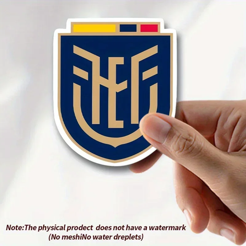 

1PC Ecuador Football Team Badge Vinyl Sticker FE Logo Waterproof Decal for Car Truck SUV Laptop Decor