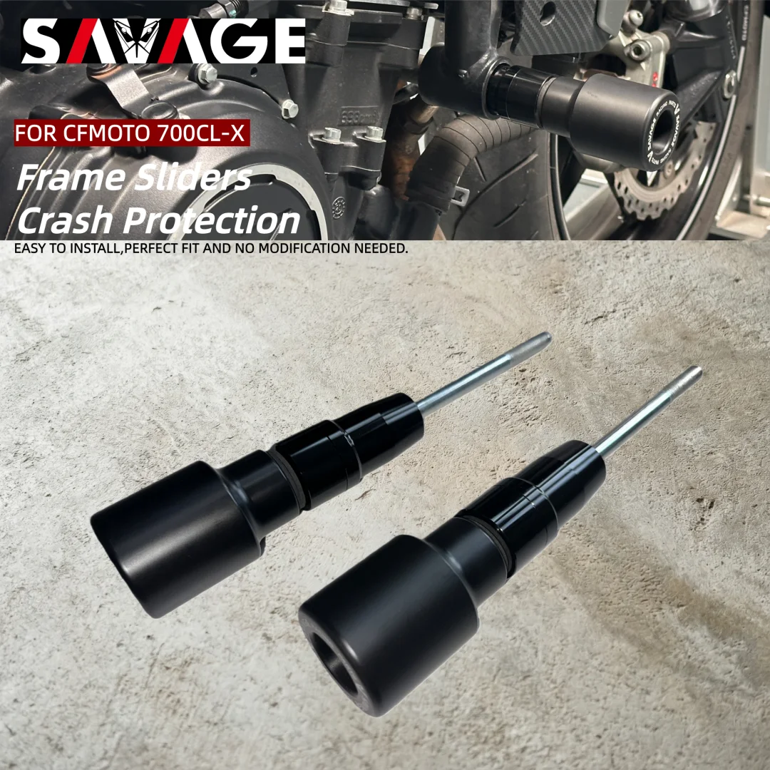 

Защитные слайдеры SAVAGE Heavy Duty для рамы мотоциклов CFMOTO 700CL-X Sport/Heritage/Adventure