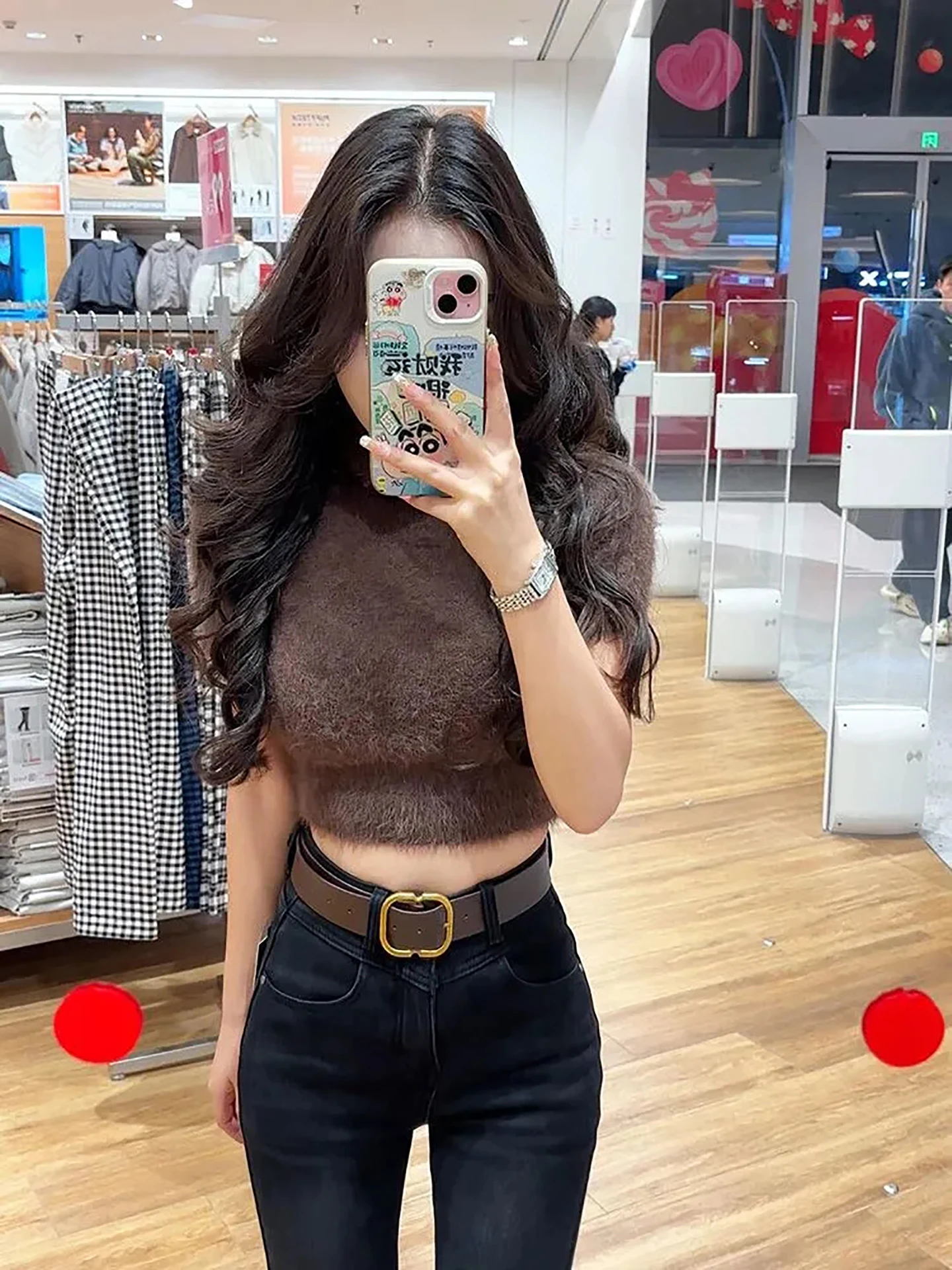 

Мягкий уютный вязаный свитер с высоким воротником для женщин карамельного цвета, повседневное модное зимнее новое поступление от Mao Xiaotong