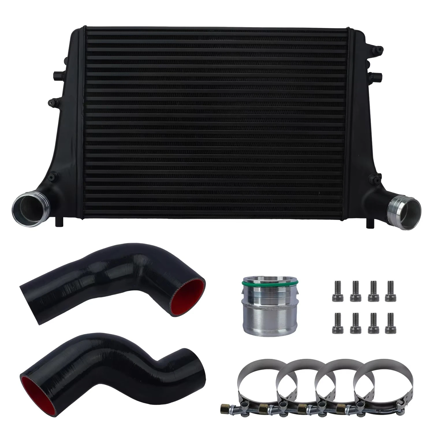 Aud A3 S3 TT TTS 06-2010 Volkswage Gol MK5 MK6 GTI 08-13 Passa B6 B7 1.8T 2.0T Jett Radiador Carro Turbo Intercooler Kit