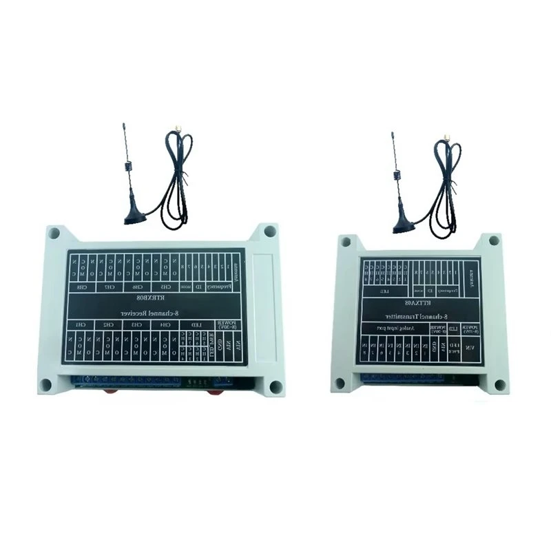 ValueABAI Controller 8CH 433Mhz Bidirectional IO Swicth Module For Garage Door Security System Point-To-Point Feedback Remote