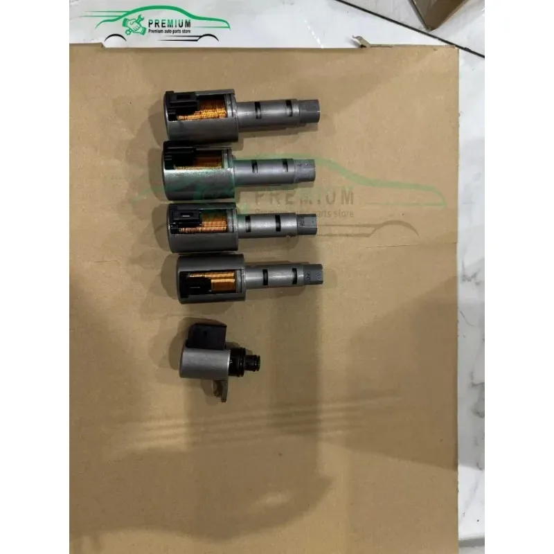 High quality JF015E RE0F11A 5PCS CVT Transmission Valve Body Solenoid For Nissan Note Sentra 12-up