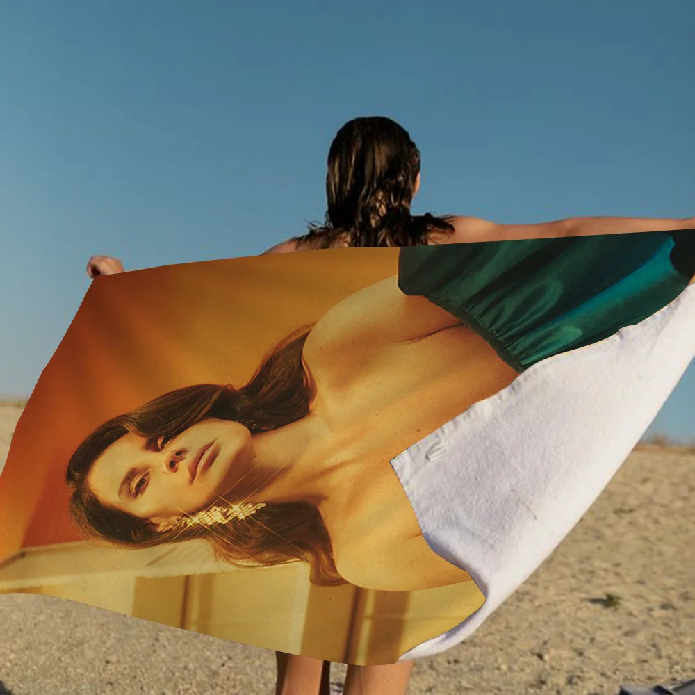 Vintage Lana Del Rey Microfiber Beach Towel Absorbent Quick Dry Soft Yoga Swimming Resort Mountain Climbing Towel