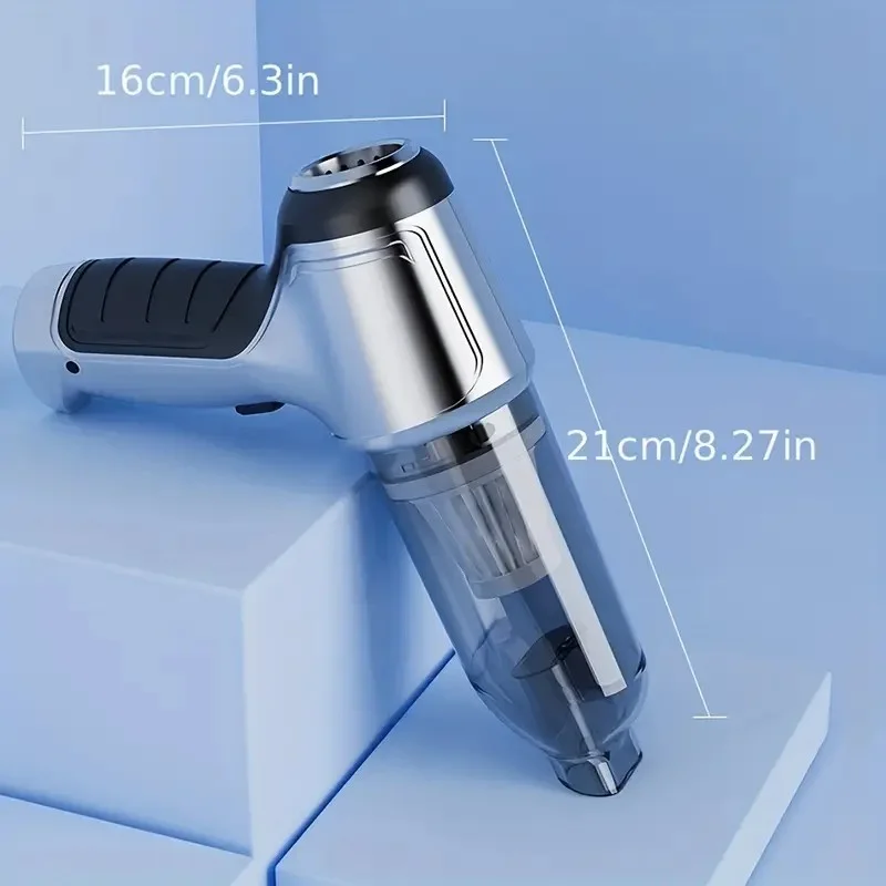 

1pc 9000PA Cordless Handheld Vacuum Cleaner, Strong Suction Portable for Car & Home, 2-in-1 Vacuum & Blower, Compact Lightweight