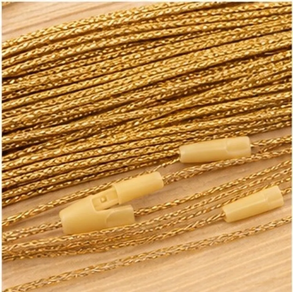 100Pcs Christmas Ball Ornament Hanger Ropes Snap Lock Precut Strings Secure Fasteners for Hanging Tree Decorations