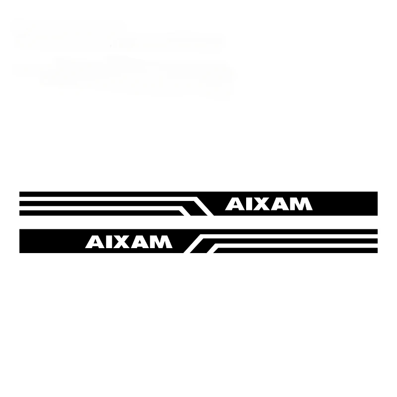 2PCS Car Door Side Sticker Vinyl Film Decals For AIXAM e-AIXAM MINAUTO SANSATION Mega Auto accessories car stickers and decals