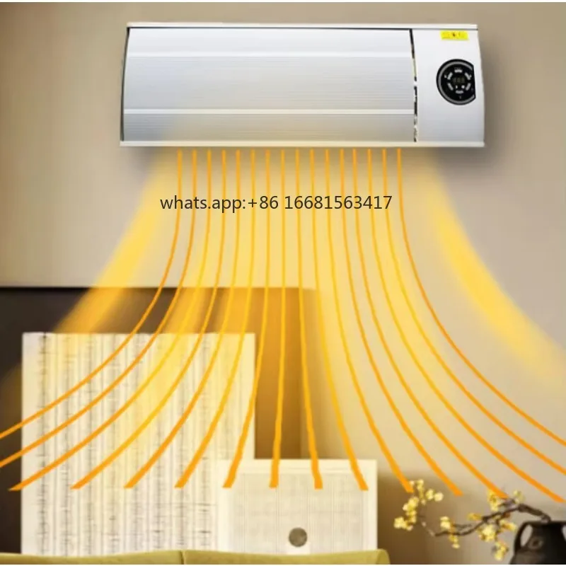 Intelligent White Fashion Elegant Aesthetic Villa Electric Smart Heater Radiant Far Heating Panel