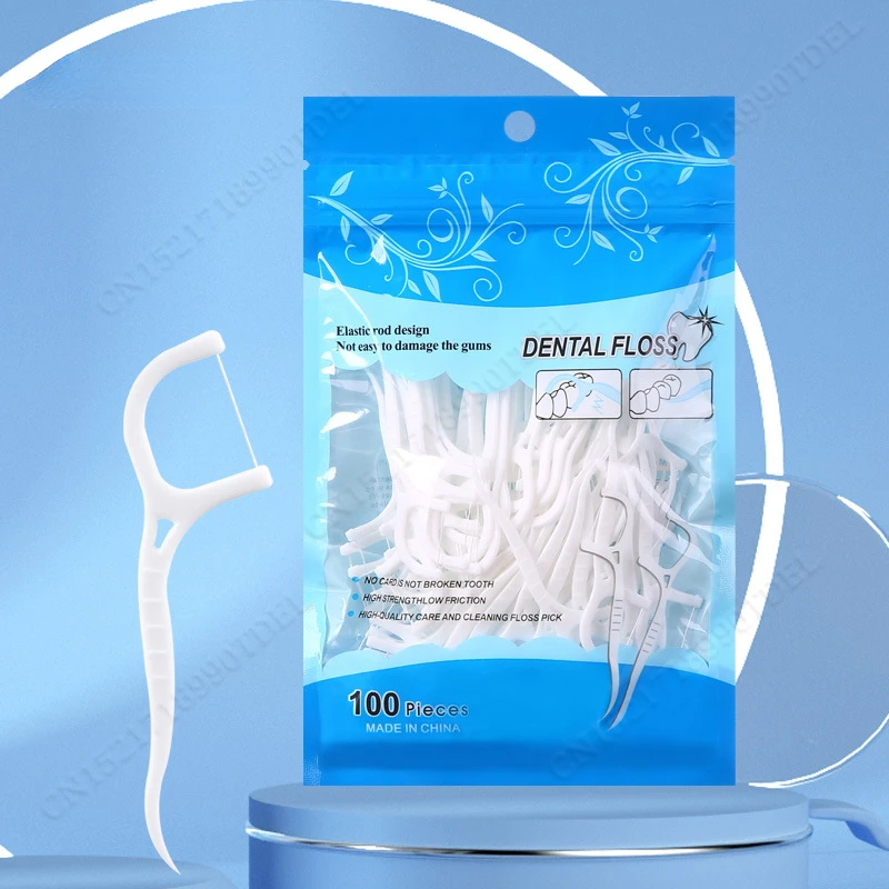 

Dental Floss Flosser Picks Toothpicks Teeth Stick Tooth Cleaning Interdental Brush Dental Floss Pick Cleaning Tooth