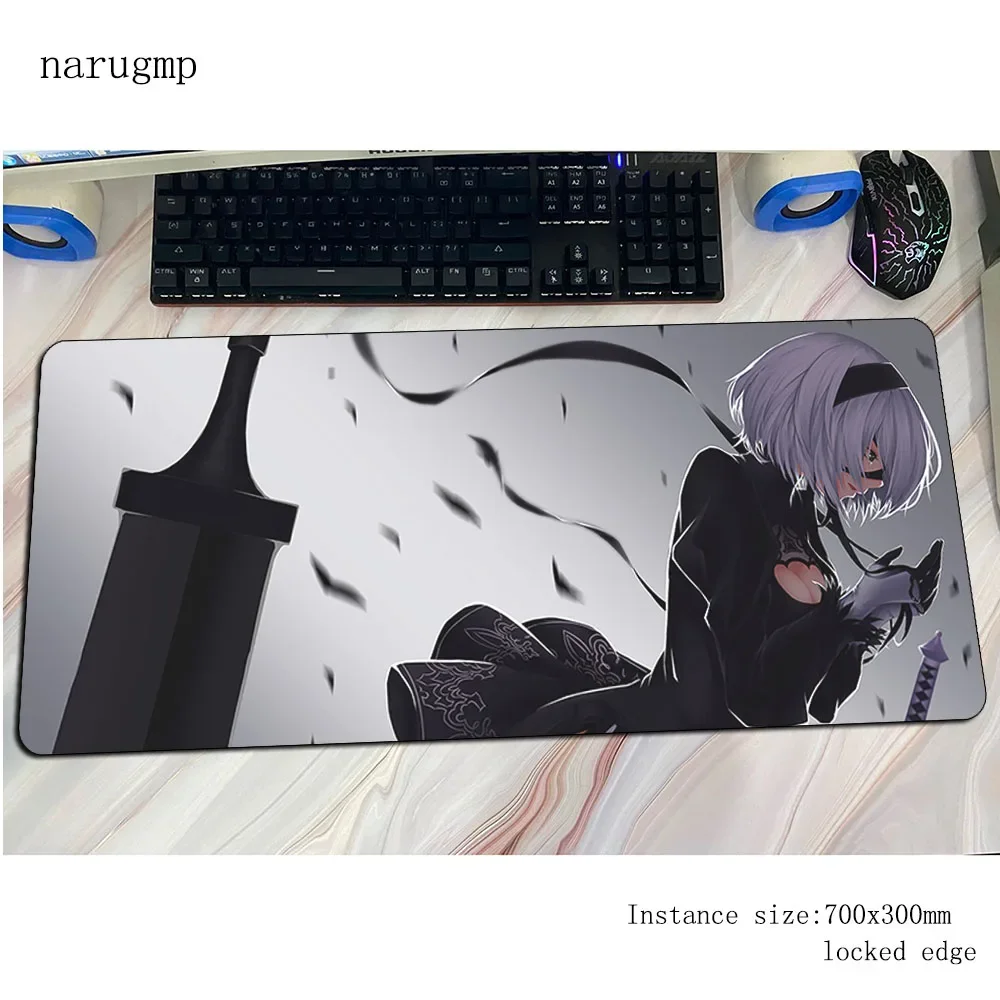 NieR: коврик для мыши Automata, самый дешевый коврик для компьютерной мыши, игровые аксессуары, коврик для мыши с HD-принтом, клавиатура, игры для ПК, геймер