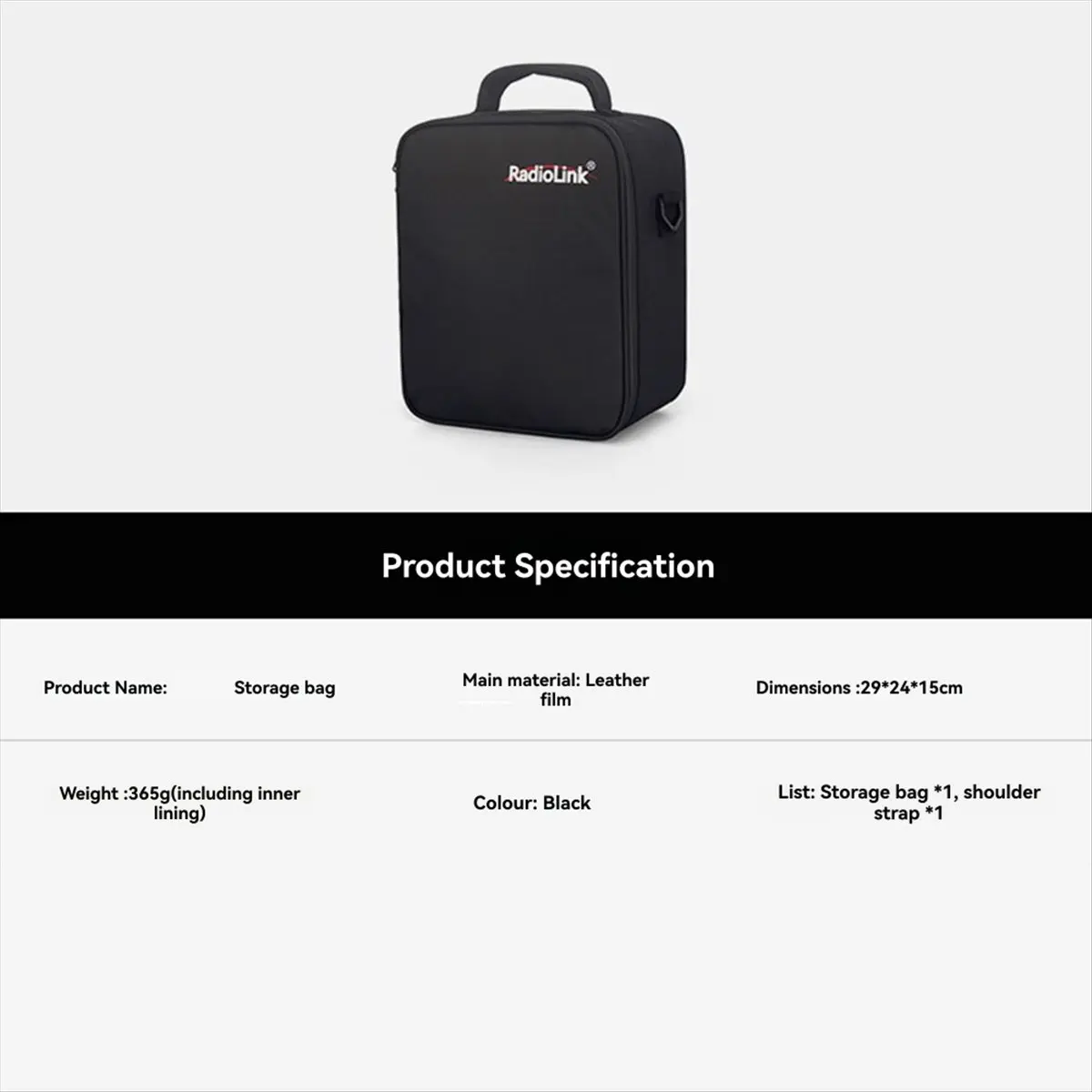 Top Rated-Radiolink RC8X Storage Bag Hard-Skin Hand Bag Carrying Portable Shoulder Bag Protect Replacement for Noble NB4