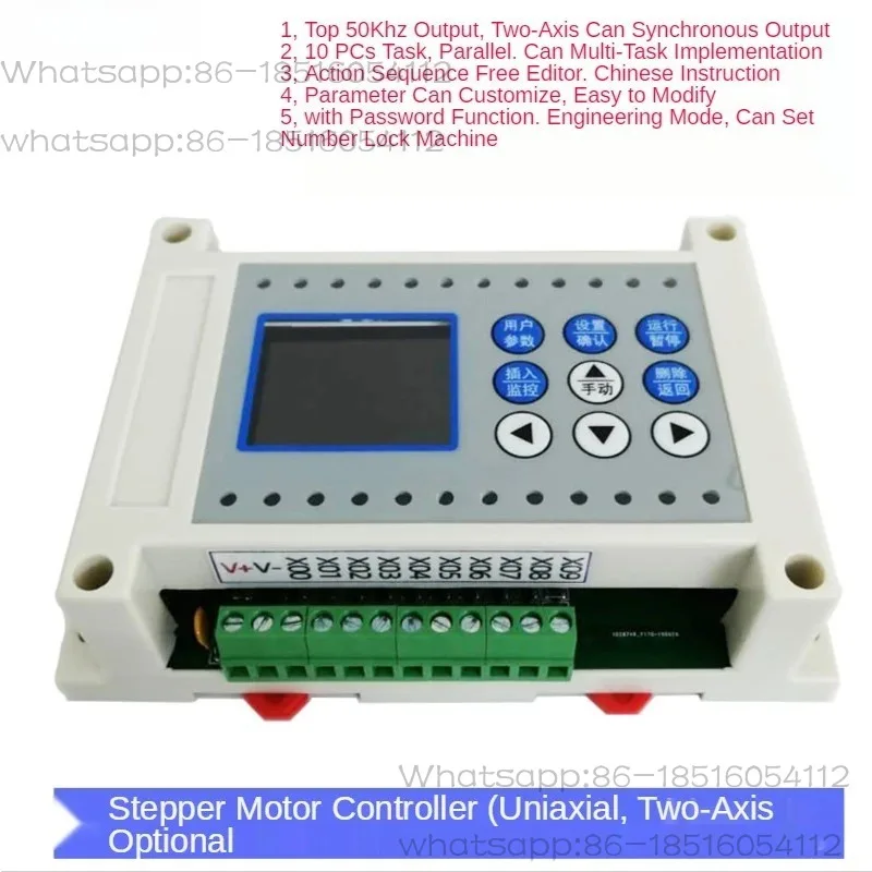 Programmable Single-Axis Dual-Axis Stepper Motor Servo Motor Controller/cylinder Solenoid Valve Controlle