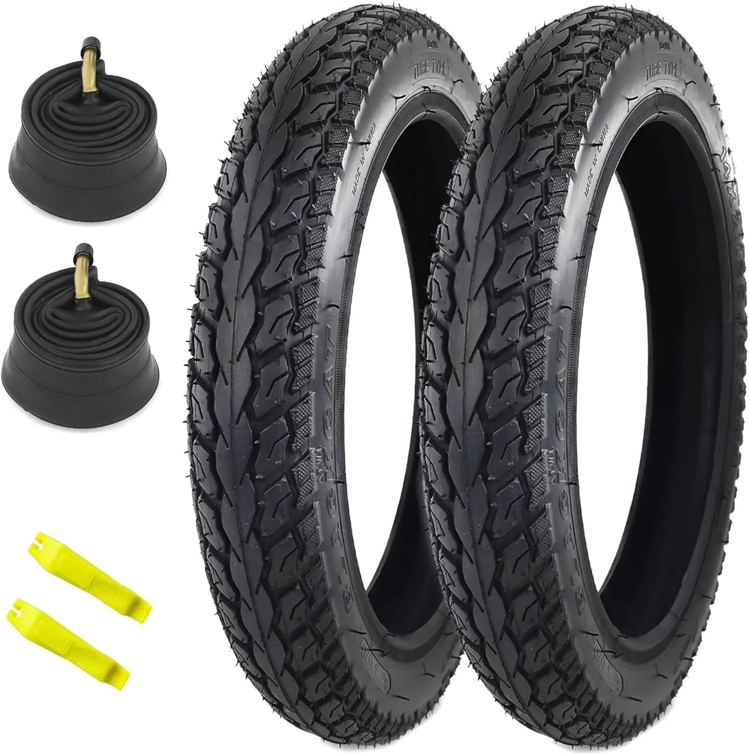 ZUKKA E 2 Pack E-Bike Tire Kids Bike Tire 14x2.125 Strong Grip Compatible Replacement Bicycle Tire for Electrc Bicycle