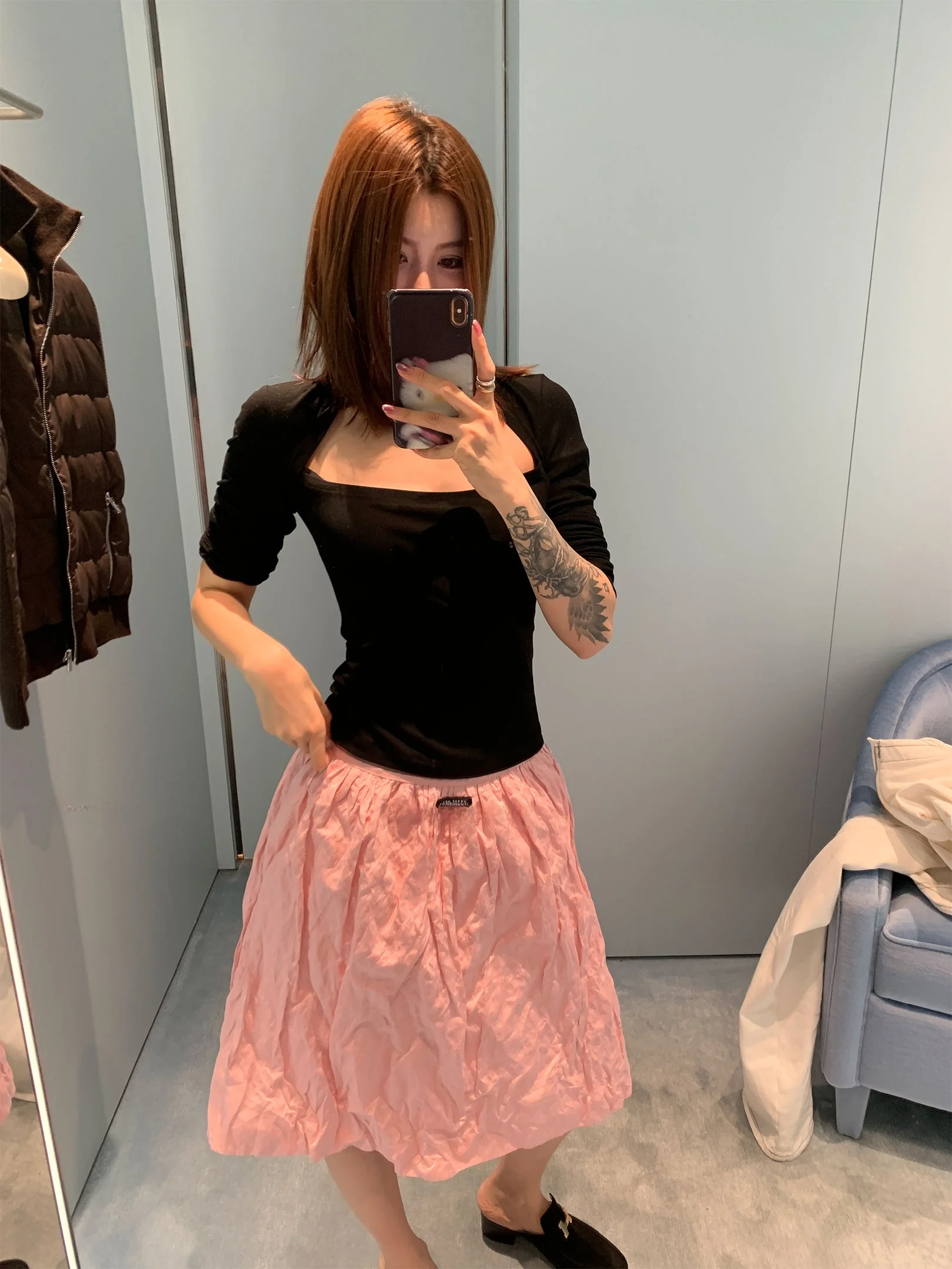 

Женская трикотажная водолазка Tee Goood с начесом, длинным рукавом, облегающая, дышащая, из полиэфирного волокна, с квадратным воротником