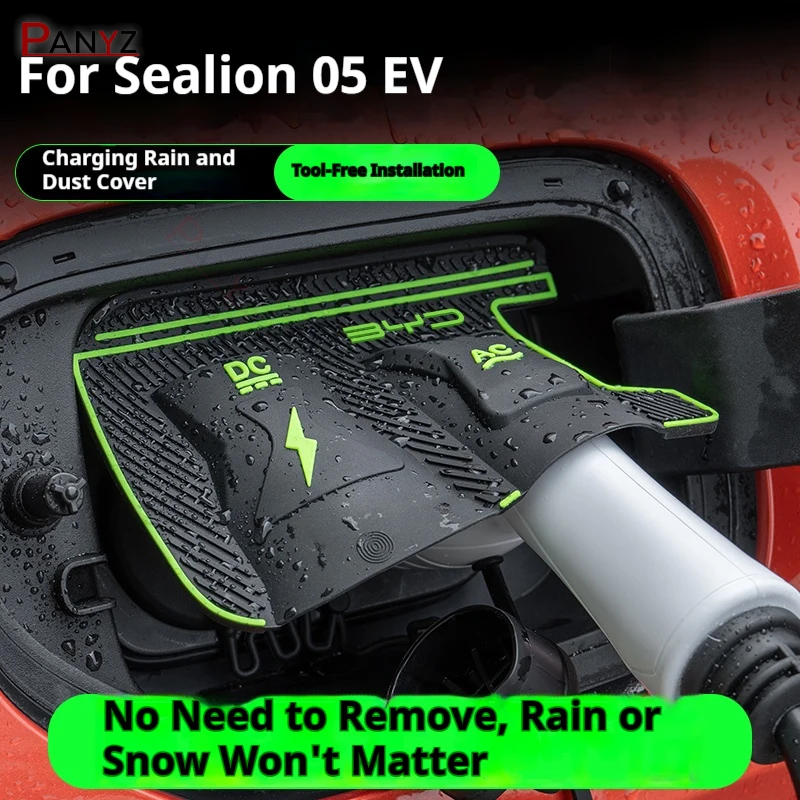 For BYD SEALION 05 DM EV 06 DMI EV 07 DMI EV Dedicated New Energy Car Charging Port Waterproof Protector Cover Gun Rain Cover