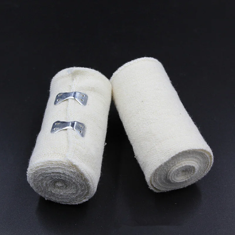 1 Roll Elastic Bandage Medical Nursing Bandage First Aid Wound Dressing Bandage 7.5/10/15cm*4.5m