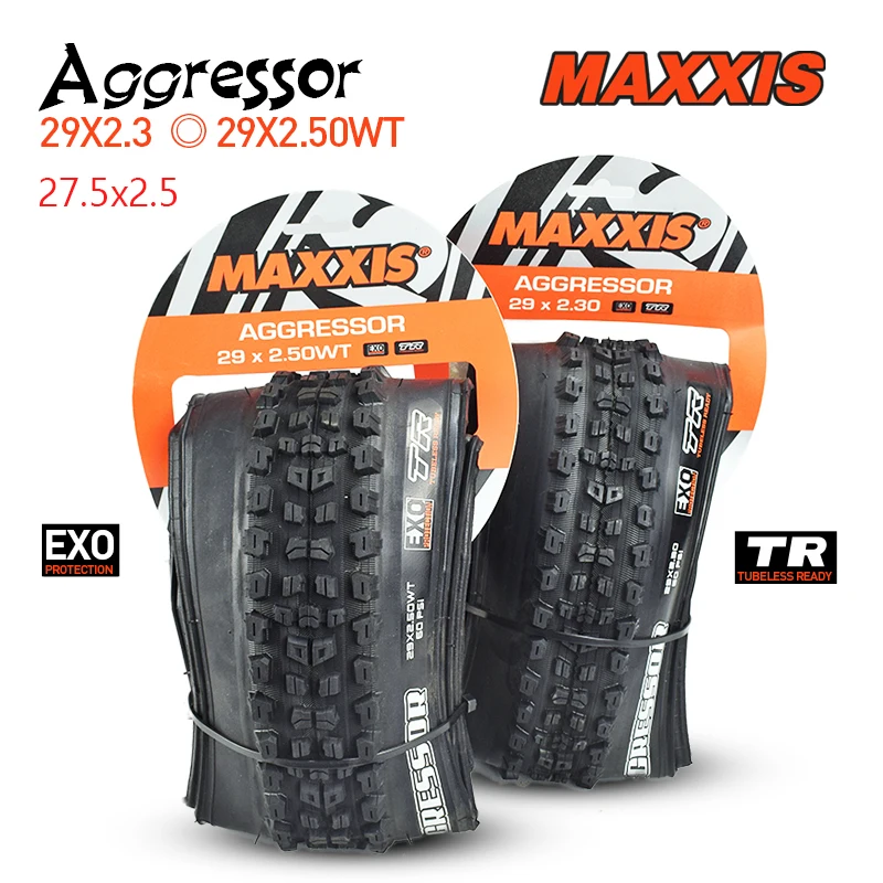 1pc MAXXIS 29 Assegai Aggressor Tubeless Ready 29*2.3/2.5/2.6 27.5*2.3/2.5/2.6 EXO TR Bicycle Tire Mountain Bike Tyre Parts