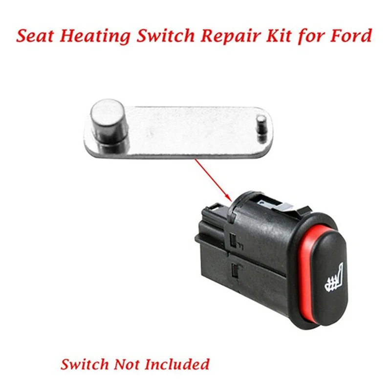 Premium 2Pcs Car Heated Seat Button Switch Repair 6706942 93BG-19K314-AA For Ford Fiesta 1996-2012 Mondeo 1993-1996 Transit