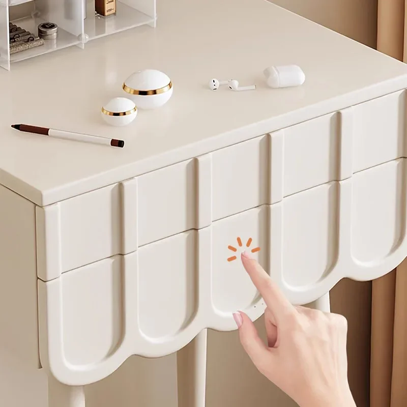 Mirror Bedroom Dressing Table Storage Nordic Girl Drawer Dressing Table Makeup Luxury Coiffeuse De Chambre Salon Furniture