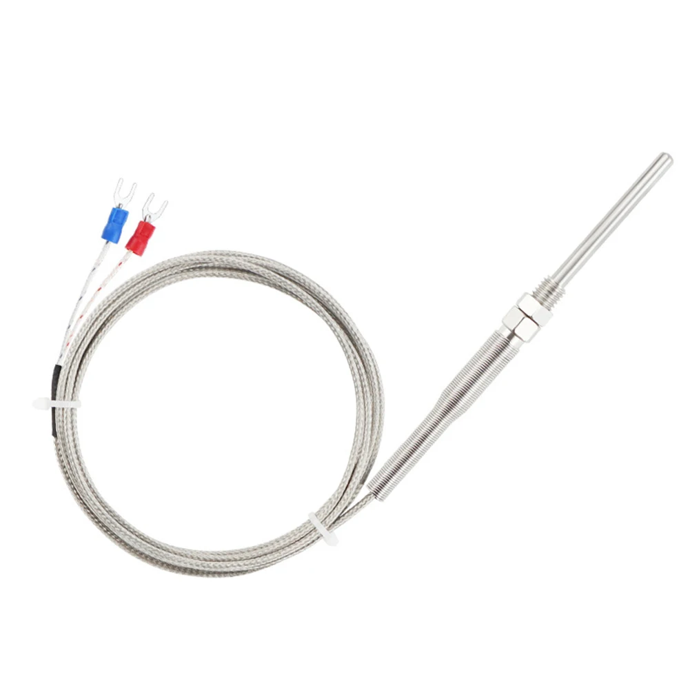 

KType Thermocouple Probe Stainless Steel for Use in Industrial Heating Systems Plastic Machinery and Automation