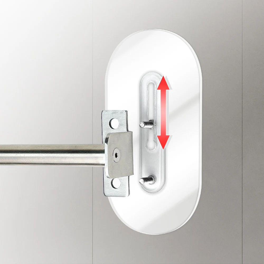 Strong double screw sticker screw adjustable non-punching waterproof kitchen screw hook bathroom accessories