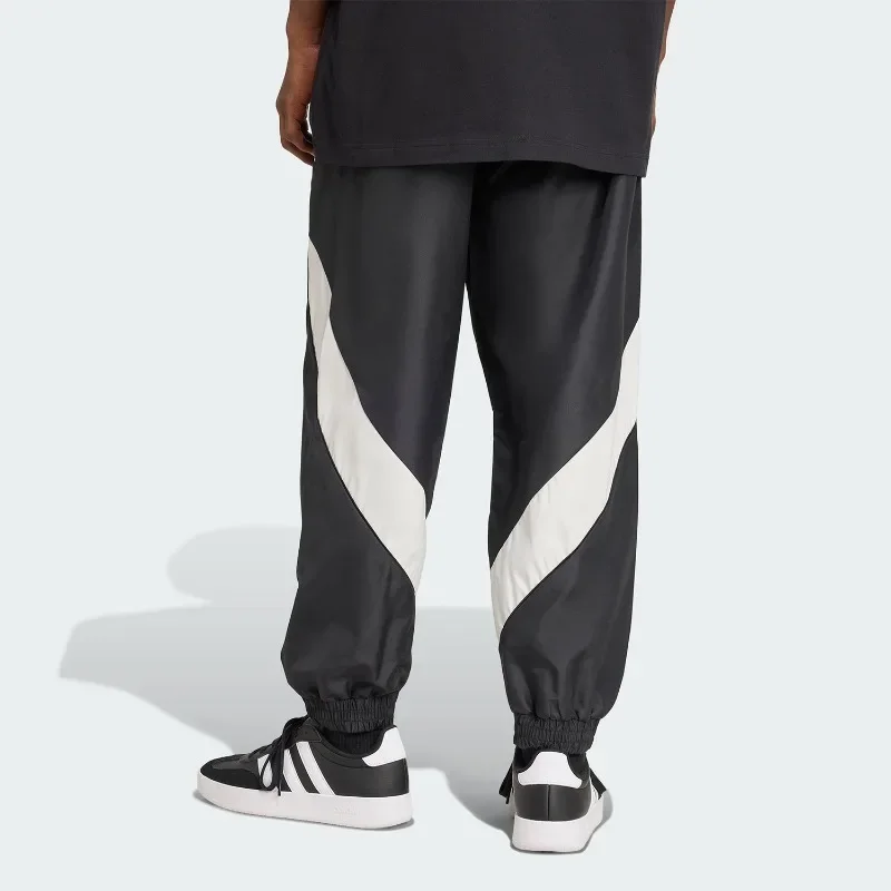 Adidas Unisex Autumn Winter Stretch Jersey for Men Women, High Rise Waist Slim Fit Snap Cargo Pockets Fitness Trousers JP1024
