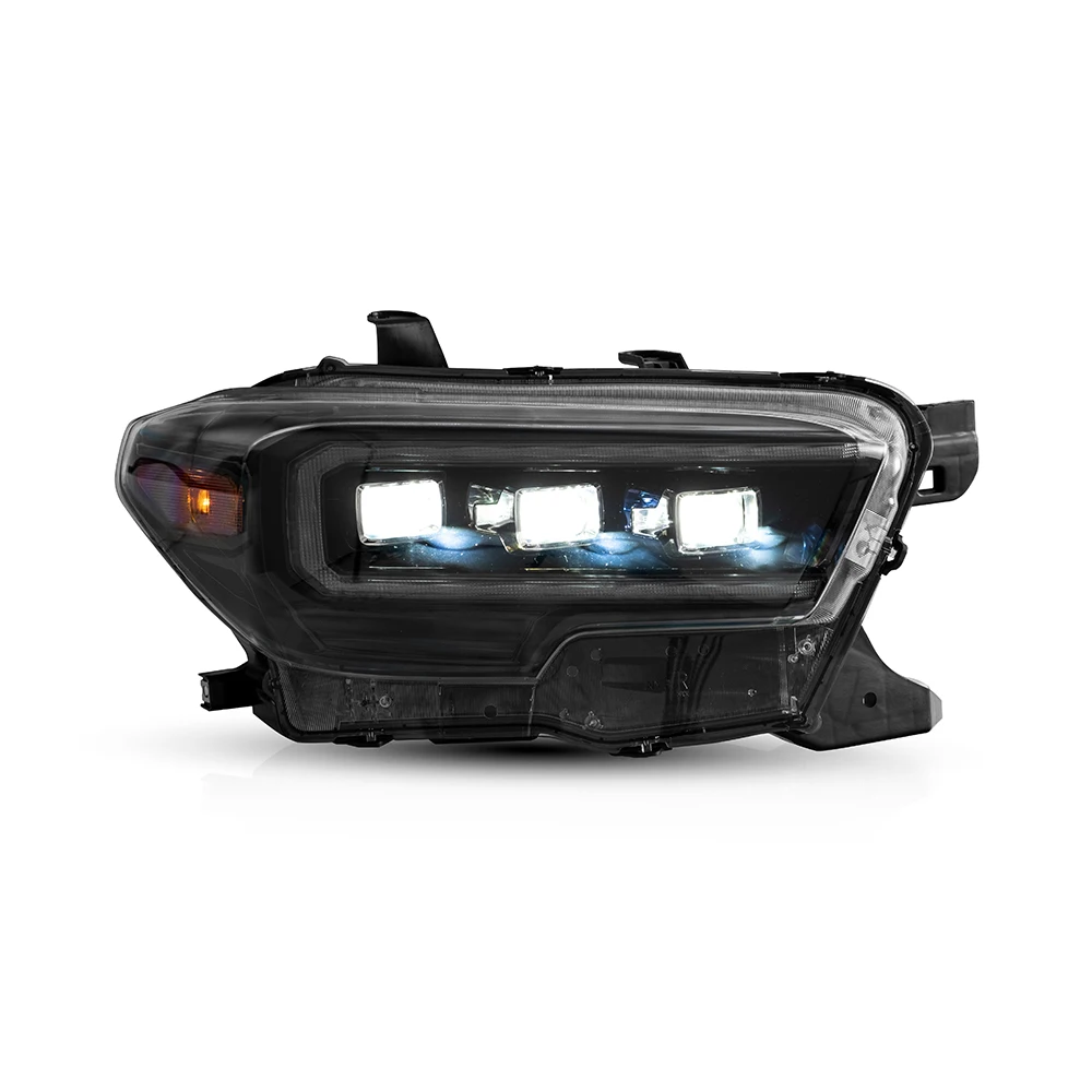 2016-2019 For Toyota Tacoma LED Auto Headlight Projector Assembly Car Front Lamps Three Dynamic Turn Lens Accessories Upgrade
