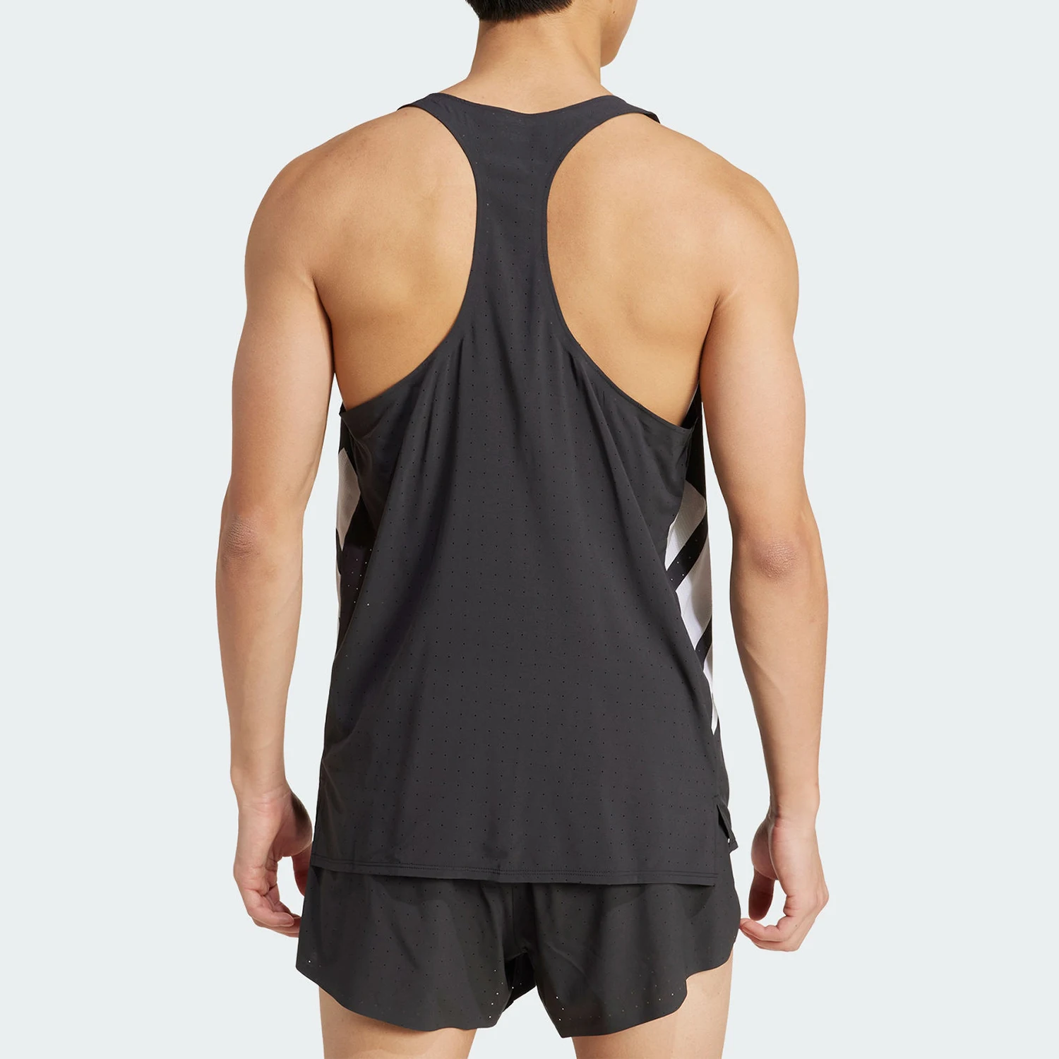 Adidas genuine summer men's round neck running side slit vest T-shirt JM7806