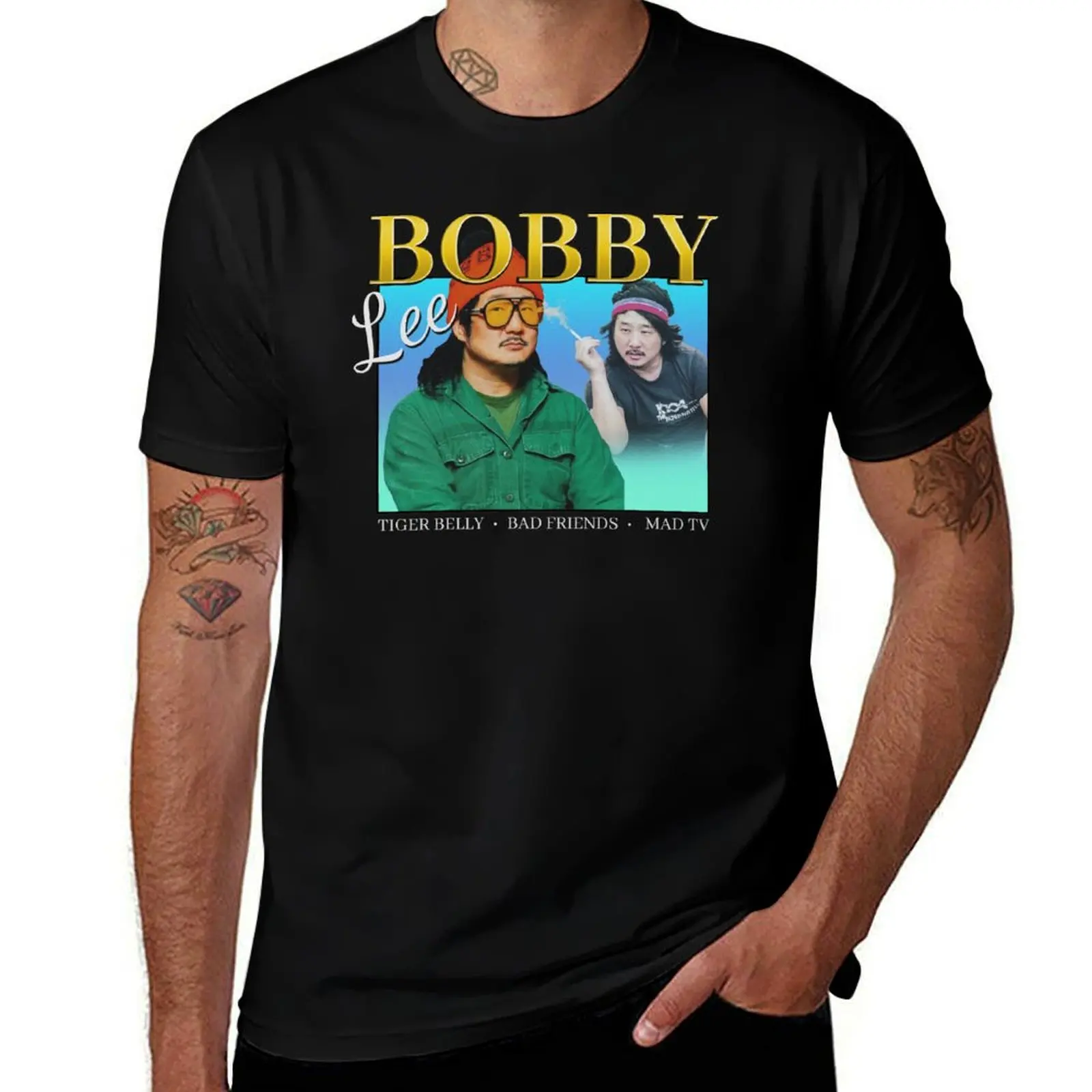 Bobby Lee retro / vintage design T-Shirt Casual Basic Street Style T-Shirt