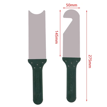 เครื่องมือช่างทำกุญแจมืออาชีพ2ชิ้นแผ่นอุปกรณ์ทำมือแทรกสแตนเลส