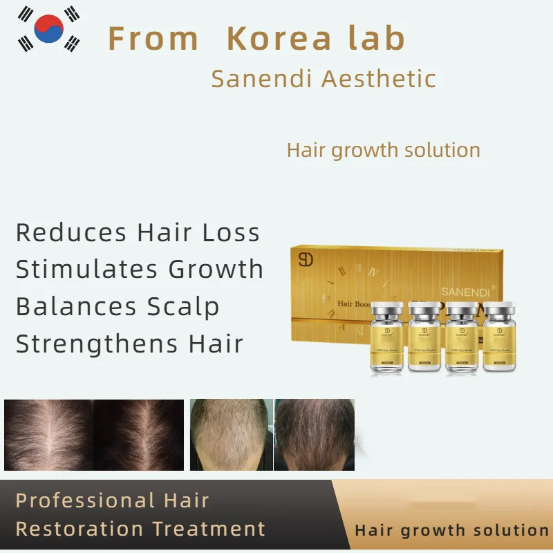 

Sanendi 2025 New PDRN Fast Hair Growth for Men Women Hair Healthy Hair Care Liquid Anti Hair Loss 5ml*4vials