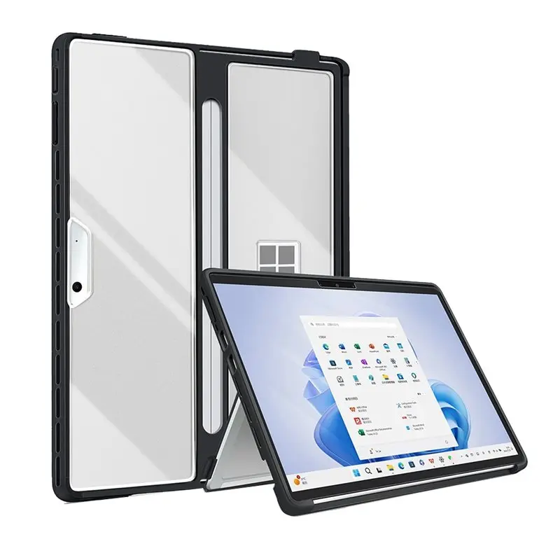 2Pcs 13 Inch Laptop Case Cover For Microsoft Surface Pro 11 10 9 8 Laptop Case Compatible With Type Cover Keyboards A