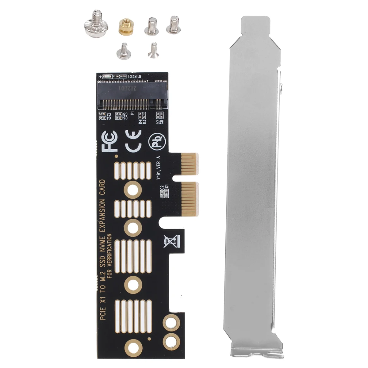 M2 SSD NVME to PCIE X1 어댑터 카드, PCIE X1 to M2 확장 카드, 하드 드라이브 어댑터, M 키 인터페이스 카드