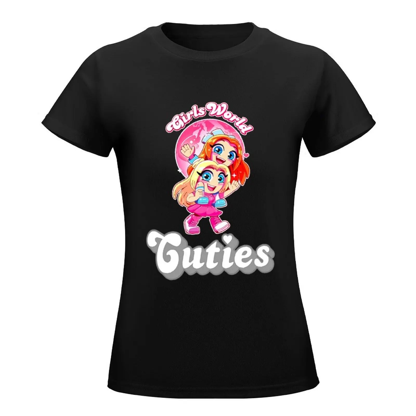 mackenzie Hey Cuties T-Shirt aesthetic clothes hippie clothes lady clothes korean fashion t shirts for Womens