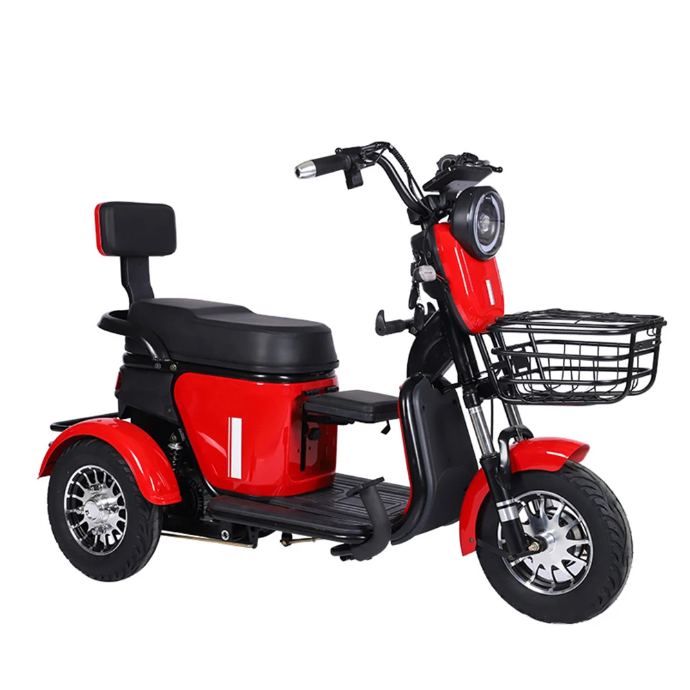 

Недорогой грузовой электрический трицикл 600 Вт, грузовой электровелосипед 48 В 20 Ач, трехколесный велосипед для доставки с большим запасом хода для взрослых и пожилых людей