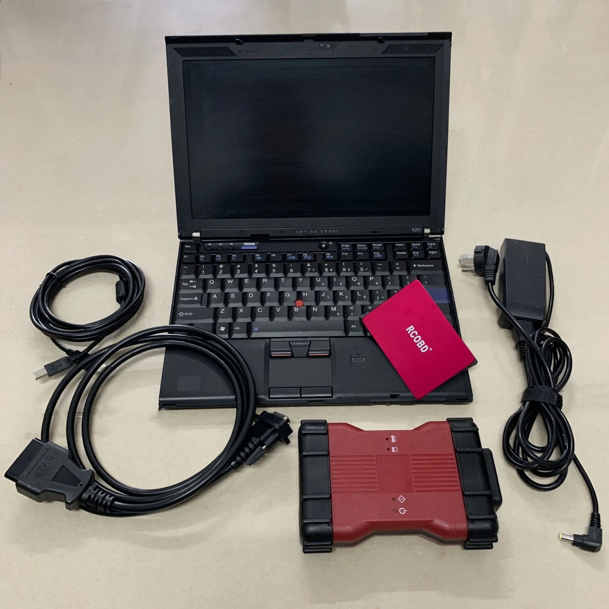 

Диагностический инструмент OBD2 VCm2 Поддержка нескольких языков с программным обеспечением в жестком диске 320 ГБ X201 I7 CPU 8G Профессиональный сканер для ноутбука