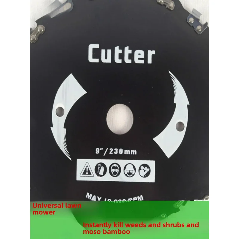 

Circular serrated blade accessories for lawn mower chain saw discs