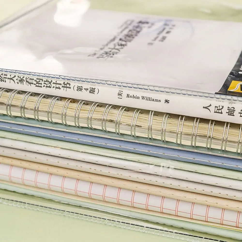 New PVC Transparent Storage Bag Multifunction Large-capacity Document Information Bag Student Stationery Organizer Student
