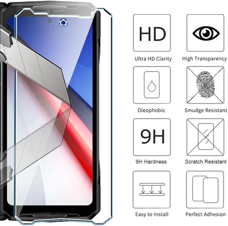 Protective Glass Cover For Doogee DK10 6.67\