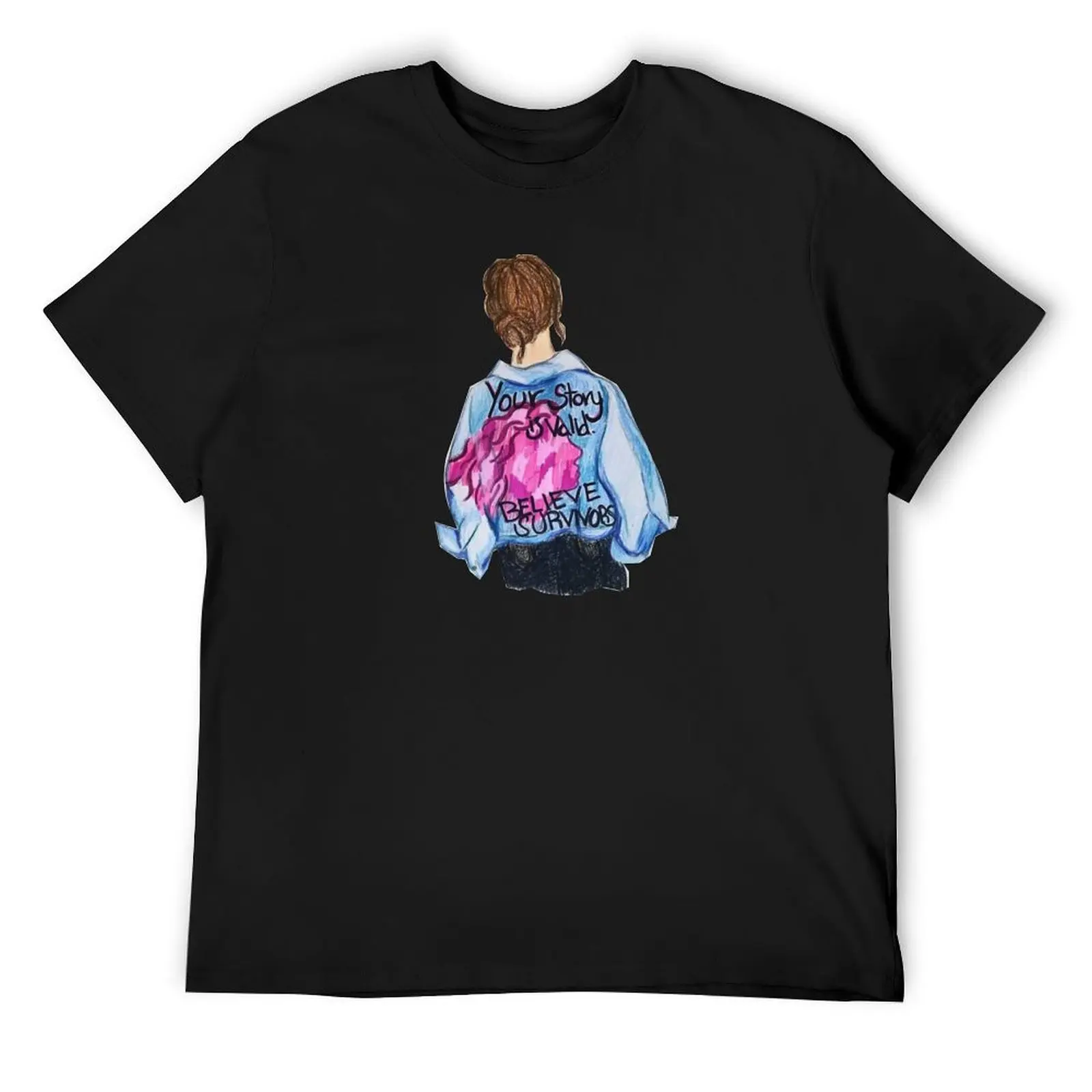 

Denim Day- Your Story is Valid T-Shirt custom t shirt boys animal print sweat shirts, men