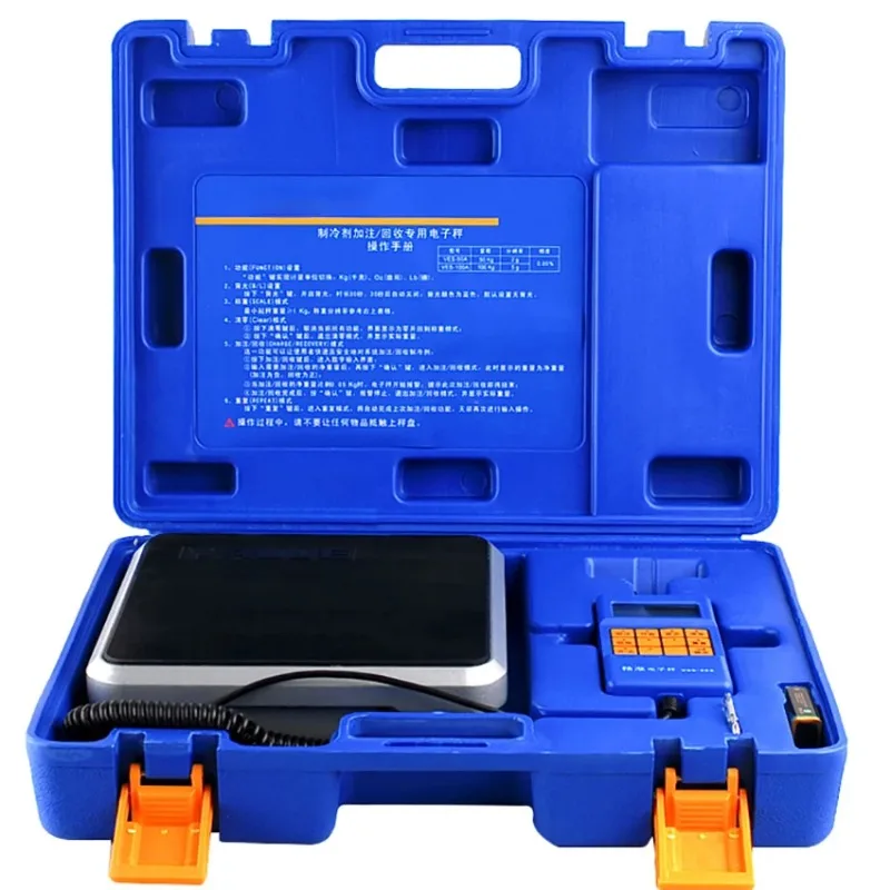 Electronic Scale VES-50A/B Precision of The Cold Media Called Quantitative Fluorine Balance Scale Refrigeration Tool 110-240V