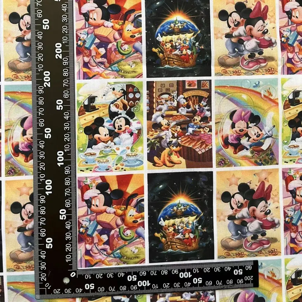 

Special offer for sale Cartoon Fabric Hot DIY140*50cm Handmade Sewing Patchwork Quilting Baby Dress Home Sheet Printed Fabric