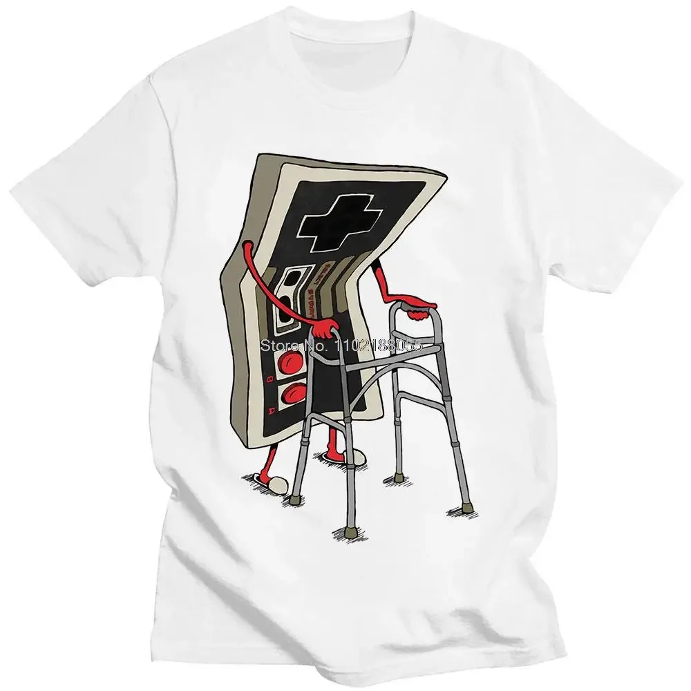Best Selling Old School Video Game T Shirt Arcade 80s Retro Designer Graphic T-Shirts Streetwear Vintage Tees Unisex Streetwear