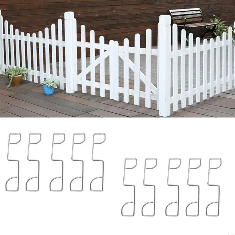 L43A 25Pcs Fence Panel Grips Stop Rattling Ensure Secure Fence Panel Wedges Replacement Rattling Fence Wedges to Stop Banging