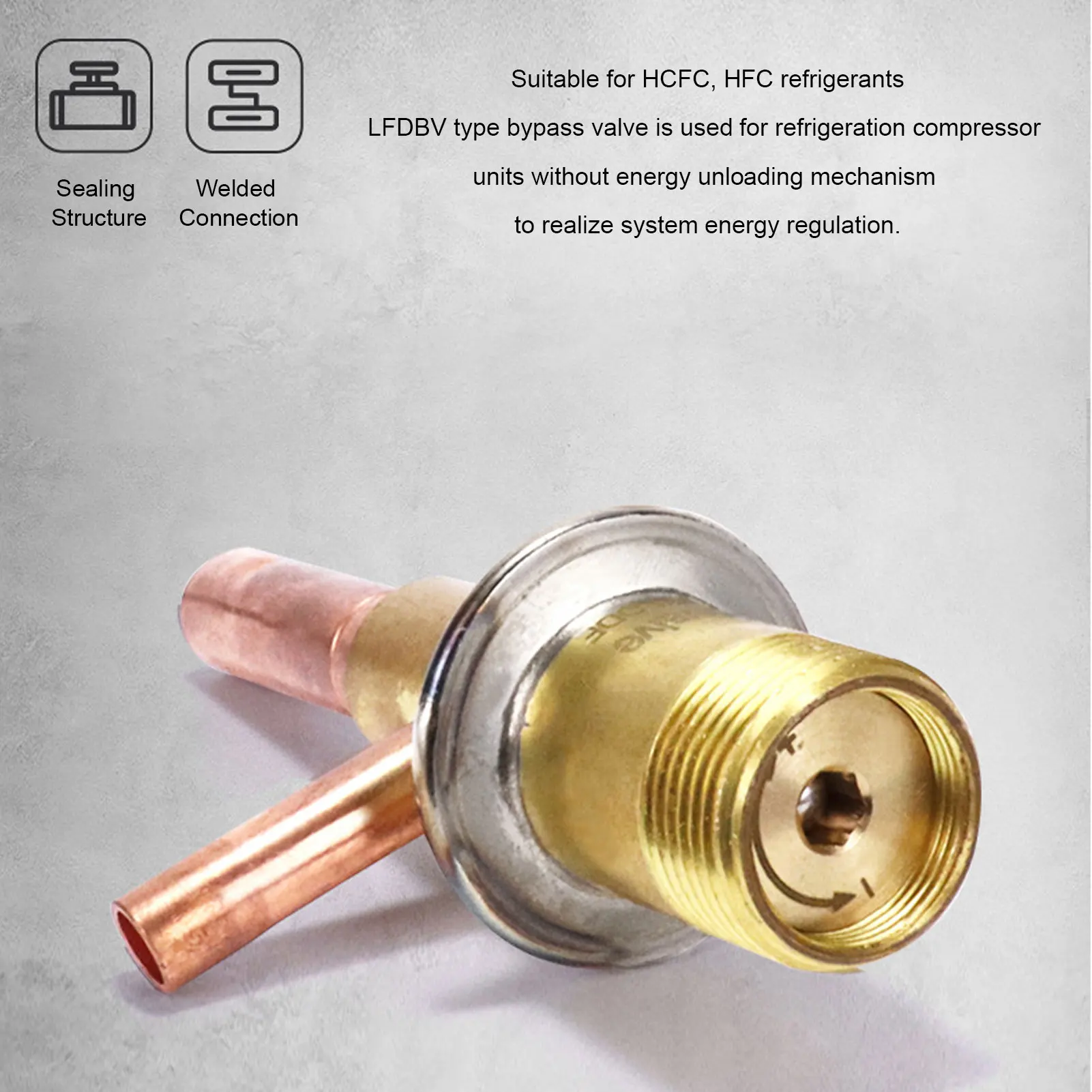 صمام توسيع التبريد صمام شحن التبريد متعدد الوظائف التحكم في ضغط التبخر المستقر للإصلاح #2