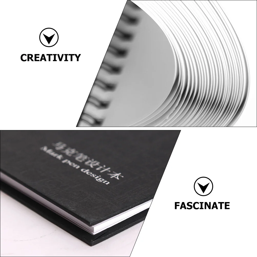 

Hand-Drawing Design Paper Sketch Book Random Color Durable Paper Material Portable Lightweight Ideal for Students Artists