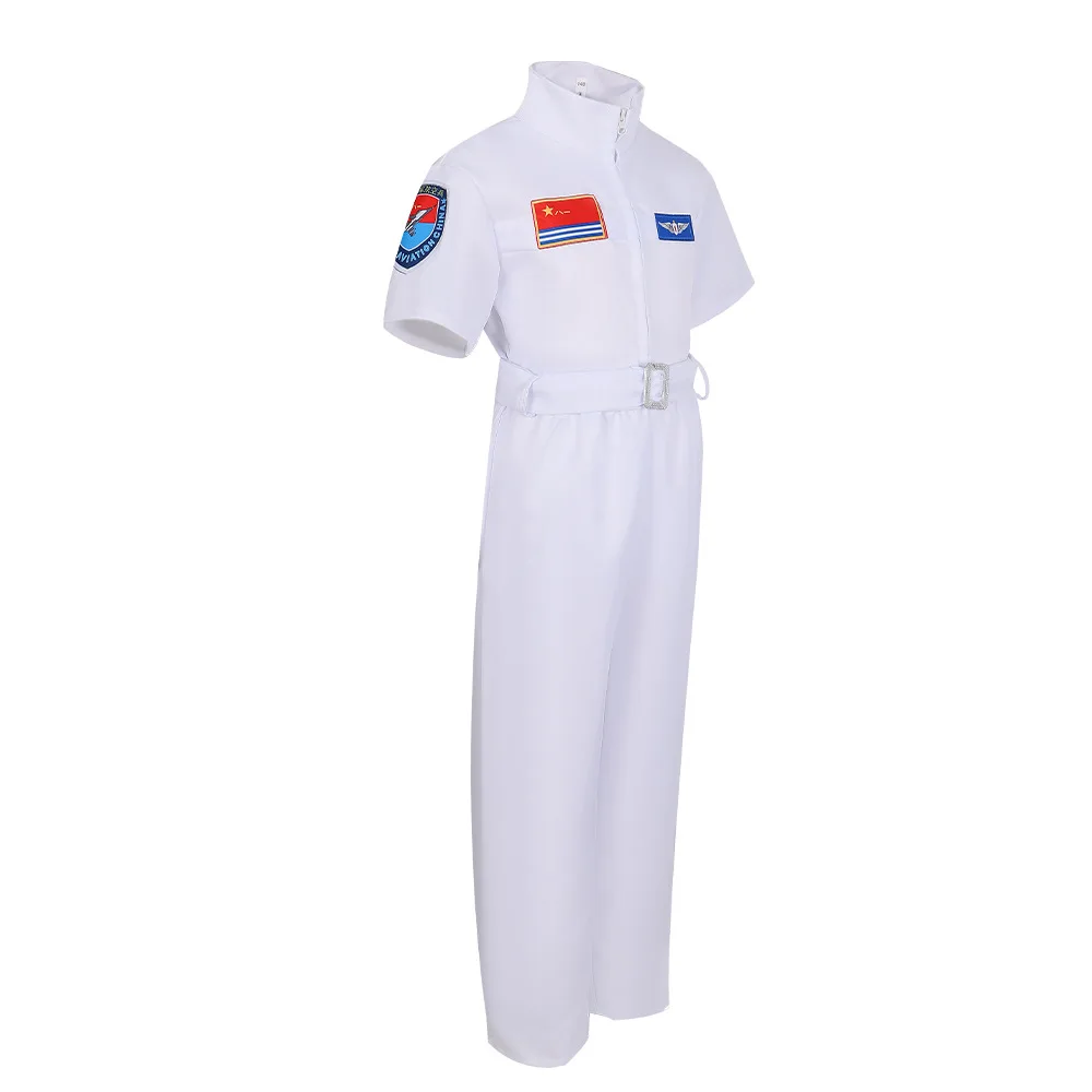 Bambini astronauta Spaceman Costume Cosplay tuta spaziale ragazzi e ragazze tuta Halloween Carnival Party Dress Up regalo di compleanno