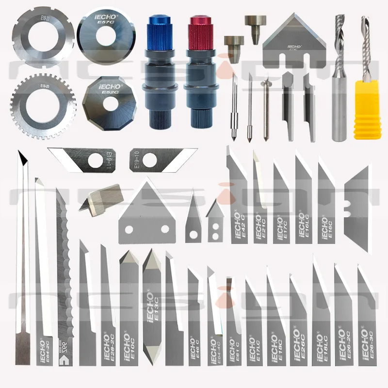 Imagem -06 - Lâmina de Aço de Tungstênio Faca Oscilante de Carboneto Facas de Corte Digital Router Bit mm Iecho Série pk Iecho-e25 E25c