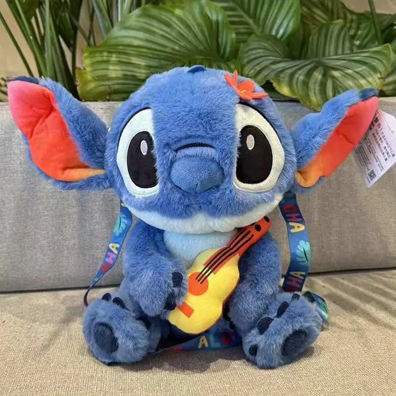 

@-HOT 1 шт. 32 см милый плюшевый забавный рюкзак Interstellar Baby Stitch плюшевый кукольный рюкзак - подарок на день рождения для детей