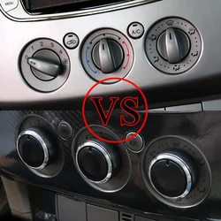 3Pcs Car AC Knob for Ford Focus 2 3 MK2 MK3 Sedan Hatchback for Mondeo Air Conditioning Heat Control Switch Knobs Accessories